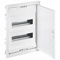 Распределительный шкаф Nedbox 24 мод., IP40, встраиваемый, сталь, бежевая дверь, с клеммами |  код. 001432 |   Legrand